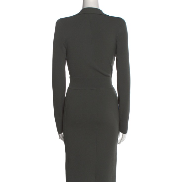 Scanlan Theodore crepe knit dress green sold out!!! Small - Picture 4 of 5